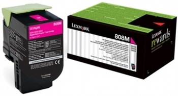 Lexmark CX310 Toner, Lexmark CX410 Toner, Lexmark CX510 Toner, Lexmark 808M Kırmızı Muadil Toner
