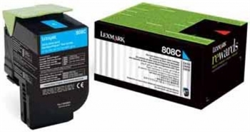 Lexmark CX310 Toner, Lexmark CX410 Toner, Lexmark CX510 Toner, Lexmark 808C Mavi Muadil Toner